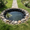 image:imageVEVOR 25 x 30 ft Pond Liner 14 Mil Thickness 3Layer Reinforced PE Fish Koi Pond Liner for Outdoor Ponds with Hemmed Edge and 4 Metal Buttonholes for Water Garden Waterfall and Fountains Black15 x 15 ft