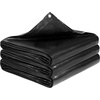 image:imageVEVOR 25 x 30 ft Pond Liner 14 Mil Thickness 3Layer Reinforced PE Fish Koi Pond Liner for Outdoor Ponds with Hemmed Edge and 4 Metal Buttonholes for Water Garden Waterfall and Fountains Black20 x 20 ft