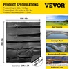 image:imageVEVOR 25 x 30 ft Pond Liner 14 Mil Thickness 3Layer Reinforced PE Fish Koi Pond Liner for Outdoor Ponds with Hemmed Edge and 4 Metal Buttonholes for Water Garden Waterfall and Fountains Black15 x 20 ft