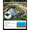 image:imageVEVOR 25 x 30 ft Pond Liner 14 Mil Thickness 3Layer Reinforced PE Fish Koi Pond Liner for Outdoor Ponds with Hemmed Edge and 4 Metal Buttonholes for Water Garden Waterfall and Fountains Black20 x 25 ft