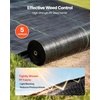 image:imageVEVOR 3x100FT 32oz Weed Barrier Fabric Heavy Duty Landscape Fabric Weed Blocker Fabric Garden Weed Mat Lawn Fabric Weed Control Fabric Driveway Fabric Ground Cover Woven Landscape Cloth Black6FT250FT5oz