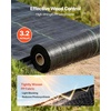 image:imageVEVOR 3x100FT 32oz Weed Barrier Fabric Heavy Duty Landscape Fabric Weed Blocker Fabric Garden Weed Mat Lawn Fabric Weed Control Fabric Driveway Fabric Ground Cover Woven Landscape Cloth Black13FT100FT32oz