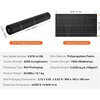 image:imageVEVOR 3x100FT 32oz Weed Barrier Fabric Heavy Duty Landscape Fabric Weed Blocker Fabric Garden Weed Mat Lawn Fabric Weed Control Fabric Driveway Fabric Ground Cover Woven Landscape Cloth Black3FT300FT32OZ