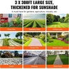 image:imageVEVOR 3x100FT 32oz Weed Barrier Fabric Heavy Duty Landscape Fabric Weed Blocker Fabric Garden Weed Mat Lawn Fabric Weed Control Fabric Driveway Fabric Ground Cover Woven Landscape Cloth Black3FT300FT32OZ