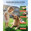 image:imageVEVOR Artificial Grass 15 x 7 ft Fake Grass Turf Rug 138 in Pile Height Realistic Synthetic Lawn Carpet Roll Mat Easy Clean Drainage Holes for Patio Garden Balcony Outdoor Indoor Decor Green12 x 7 FT