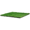 image:imageVEVOR Artificial Grass 15 x 7 ft Fake Grass Turf Rug 138 in Pile Height Realistic Synthetic Lawn Carpet Roll Mat Easy Clean Drainage Holes for Patio Garden Balcony Outdoor Indoor Decor Green18 Pack  12x12