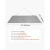 image:imageVEVOR Baseball Field Drag Mat Field Drag Yard Drag for ATVs UTVs Tractors Durable Galvanized Steel Mesh Drag Mat with Towing Chain for Gravel Driveway Ruts Farm Field Leveling6004 x 3598 x 039 inch
