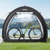 image:imageVEVOR Bike Tent 4 to 5 Bikes Outdoor Spacious Bike Storage Tent with Ventilated Window Waterproof EasytoInstall Bike Tent with High Strength Fiberglass amp Dual Zippers Fit for BicycleBlack Curved top  XXXL for 56 Bikes w 2 Doors