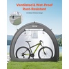 image:imageVEVOR Bike Tent 4 to 5 Bikes Outdoor Spacious Bike Storage Tent with Ventilated Window Waterproof EasytoInstall Bike Tent with High Strength Fiberglass amp Dual Zippers Fit for BicycleBlack Curved top  XL for 34 Bikes