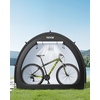 image:imageVEVOR Bike Tent 4 to 5 Bikes Outdoor Spacious Bike Storage Tent with Ventilated Window Waterproof EasytoInstall Bike Tent with High Strength Fiberglass amp Dual Zippers Fit for BicycleBlack Cabinshaped  XXL for 45 Bikes w 2 Doors