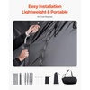 image:imageVEVOR Bike Tent 4 to 5 Bikes Outdoor Spacious Bike Storage Tent with Ventilated Window Waterproof EasytoInstall Bike Tent with High Strength Fiberglass amp Dual Zippers Fit for BicycleBlack Cabinshaped  L for 12 Bikes