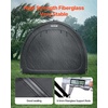 image:imageVEVOR Bike Tent 4 to 5 Bikes Outdoor Spacious Bike Storage Tent with Ventilated Window Waterproof EasytoInstall Bike Tent with High Strength Fiberglass amp Dual Zippers Fit for BicycleBlack Curved top  XL for 34 Bikes