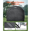 image:imageVEVOR Bike Tent 4 to 5 Bikes Outdoor Spacious Bike Storage Tent with Ventilated Window Waterproof EasytoInstall Bike Tent with High Strength Fiberglass amp Dual Zippers Fit for BicycleBlack Cabinshaped  L for 12 Bikes