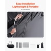 image:imageVEVOR Bike Tent 4 to 5 Bikes Outdoor Spacious Bike Storage Tent with Ventilated Window Waterproof EasytoInstall Bike Tent with High Strength Fiberglass amp Dual Zippers Fit for BicycleBlack Cabinshaped  XXL for 45 Bikes