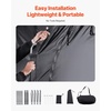 image:imageVEVOR Bike Tent 4 to 5 Bikes Outdoor Spacious Bike Storage Tent with Ventilated Window Waterproof EasytoInstall Bike Tent with High Strength Fiberglass amp Dual Zippers Fit for BicycleBlack Cabinshaped  XXXL for 56 Bikes w 2 Doors