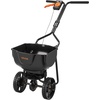 image:imageVEVOR Broadcast Spreader 50LBS Capacity Drop Spreader with Hopper Grate 18 in Spreading Width amp 30 Settings 10 in All Terrain Tires Garden amp Lawn Spreaders for Seed FertilizerBlack