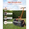 image:imageVEVOR Broadcast Spreader 50LBS Capacity Drop Spreader with Hopper Grate 18 in Spreading Width amp 30 Settings 10 in All Terrain Tires Garden amp Lawn Spreaders for Seed FertilizerBlack