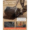 image:imageVEVOR Broadcast Spreader 50LBS Capacity Drop Spreader with Hopper Grate 18 in Spreading Width amp 30 Settings 10 in All Terrain Tires Garden amp Lawn Spreaders for Seed FertilizerBlack