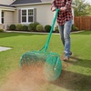 image:imageVEVOR Broadcast Spreader 50LBS Capacity Drop Spreader with Hopper Grate 18 in Spreading Width amp 30 Settings 10 in All Terrain Tires Garden amp Lawn Spreaders for Seed FertilizerGreen