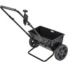 image:imageVEVOR Broadcast Spreader 50LBS Capacity Drop Spreader with Hopper Grate 18 in Spreading Width amp 30 Settings 10 in All Terrain Tires Garden amp Lawn Spreaders for Seed FertilizerBlack