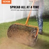 image:imageVEVOR Broadcast Spreader 50LBS Capacity Drop Spreader with Hopper Grate 18 in Spreading Width amp 30 Settings 10 in All Terrain Tires Garden amp Lawn Spreaders for Seed FertilizerBlack