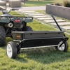 image:imageVEVOR Broadcast Spreader 50LBS Capacity Drop Spreader with Hopper Grate 18 in Spreading Width amp 30 Settings 10 in All Terrain Tires Garden amp Lawn Spreaders for Seed FertilizerBlack