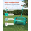 image:imageVEVOR Broadcast Spreader 50LBS Capacity Drop Spreader with Hopper Grate 18 in Spreading Width amp 30 Settings 10 in All Terrain Tires Garden amp Lawn Spreaders for Seed FertilizerGreen