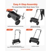 image:imageVEVOR Broadcast Spreader 50LBS Capacity Drop Spreader with Hopper Grate 18 in Spreading Width amp 30 Settings 10 in All Terrain Tires Garden amp Lawn Spreaders for Seed FertilizerBlack