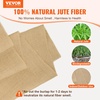 image:imageVEVOR Burlap Fabric Roll 36 x 150 ft High Density Wide Natural Burlap Fabric Rolls Jute Fabric Burlap Tree Wrap Roll for Decor Crafts Wedding Gardening Plant amp Tree Winter Covering36 inch x 150 ft