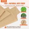image:imageVEVOR Burlap Fabric Roll 36 x 150 ft High Density Wide Natural Burlap Fabric Rolls Jute Fabric Burlap Tree Wrap Roll for Decor Crafts Wedding Gardening Plant amp Tree Winter Covering14 inch x 150 ft