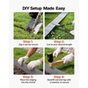 image:imageVEVOR Carbon Steel Landscape Edging 33 ft x 55 in Steel Edging for Landscaping with Gloves EasytoInstall Bendable Metal Strips Metal Garden Edge Border for Flower Bed Yard Pathway RustSilver