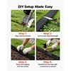 image:imageVEVOR Carbon Steel Landscape Edging 33 ft x 55 in Steel Edging for Landscaping with Gloves EasytoInstall Bendable Metal Strips Metal Garden Edge Border for Flower Bed Yard Pathway RustBlack