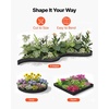 image:imageVEVOR Carbon Steel Landscape Edging 33 ft x 55 in Steel Edging for Landscaping with Gloves EasytoInstall Bendable Metal Strips Metal Garden Edge Border for Flower Bed Yard Pathway RustBlack