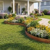image:imageVEVOR Carbon Steel Landscape Edging 33 ft x 55 in Steel Edging for Landscaping with Gloves EasytoInstall Bendable Metal Strips Metal Garden Edge Border for Flower Bed Yard Pathway RustRust