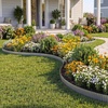image:imageVEVOR Carbon Steel Landscape Edging 33 ft x 55 in Steel Edging for Landscaping with Gloves EasytoInstall Bendable Metal Strips Metal Garden Edge Border for Flower Bed Yard Pathway RustSilver