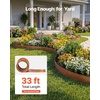 image:imageVEVOR Carbon Steel Landscape Edging 33 ft x 55 in Steel Edging for Landscaping with Gloves EasytoInstall Bendable Metal Strips Metal Garden Edge Border for Flower Bed Yard Pathway RustRust