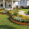 image:imageVEVOR Carbon Steel Landscape Edging 33 ft x 55 in Steel Edging for Landscaping with Gloves EasytoInstall Bendable Metal Strips Metal Garden Edge Border for Flower Bed Yard Pathway RustRust