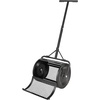 image:imageVEVOR Compost Spreader 165 Wide Peat Moss Spreader with T Shaped Handle 3 Heights Adjustable PowderCoated Steel Garden Peat Moss Roller Heavy Duty Grass Seed Roller for Planting Seeding Black165in