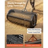 image:imageVEVOR Compost Spreader 165 Wide Peat Moss Spreader with T Shaped Handle 3 Heights Adjustable PowderCoated Steel Garden Peat Moss Roller Heavy Duty Grass Seed Roller for Planting Seeding Black44in