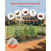 image:imageVEVOR Crop Cage 39 x 39 x 59 ft Plant Protection Tent with Zippered Door WindResistant Tall Crop Cage Easy to Install Outdoor Raised Bed Cover Tomato Plant Netting for Garden Patio Lawn81 x 39 x 39FtArch