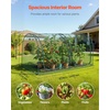 image:imageVEVOR Crop Cage 39 x 39 x 59 ft Plant Protection Tent with Zippered Door WindResistant Tall Crop Cage Easy to Install Outdoor Raised Bed Cover Tomato Plant Netting for Garden Patio Lawn81 x 39 x 39FtArch