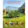 image:imageVEVOR Crop Cage 39 x 39 x 59 ft Plant Protection Tent with Zippered Door WindResistant Tall Crop Cage Easy to Install Outdoor Raised Bed Cover Tomato Plant Netting for Garden Patio Lawn116 x 39 x 63FtSquare