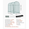 image:imageVEVOR Crop Cage 39 x 39 x 59 ft Plant Protection Tent with Zippered Door WindResistant Tall Crop Cage Easy to Install Outdoor Raised Bed Cover Tomato Plant Netting for Garden Patio Lawn59 x 298 x 49FtArch