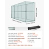 image:imageVEVOR Crop Cage 39 x 39 x 59 ft Plant Protection Tent with Zippered Door WindResistant Tall Crop Cage Easy to Install Outdoor Raised Bed Cover Tomato Plant Netting for Garden Patio Lawn116 x 39 x 63FtSquare