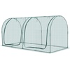 image:imageVEVOR Crop Cage 39 x 39 x 59 ft Plant Protection Tent with Zippered Door WindResistant Tall Crop Cage Easy to Install Outdoor Raised Bed Cover Tomato Plant Netting for Garden Patio Lawn81 x 39 x 39FtArch