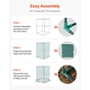 image:imageVEVOR Crop Cage 39 x 39 x 59 ft Plant Protection Tent with Zippered Door WindResistant Tall Crop Cage Easy to Install Outdoor Raised Bed Cover Tomato Plant Netting for Garden Patio Lawn39 x 39 x 59FtSquare
