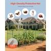 image:imageVEVOR Crop Cage 39 x 39 x 59 ft Plant Protection Tent with Zippered Door WindResistant Tall Crop Cage Easy to Install Outdoor Raised Bed Cover Tomato Plant Netting for Garden Patio Lawn116 x 39 x 63FtSquare