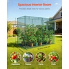 image:imageVEVOR Crop Cage 39 x 39 x 59 ft Plant Protection Tent with Zippered Door WindResistant Tall Crop Cage Easy to Install Outdoor Raised Bed Cover Tomato Plant Netting for Garden Patio Lawn78 x 39 x 59FtSquare