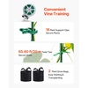 image:imageVEVOR Cucumber Trellis 46 High Foldable AFrame Garden Trellises for Raised Bed 4 Panels Metal Rustproof Outdoor Climbing Plant Support with 2 Plant Bags for Vine Peas Beans Tomato Flowers46 x 36