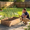 image:imageVEVOR Cucumber Trellis 46 High Foldable AFrame Garden Trellises for Raised Bed 4 Panels Metal Rustproof Outdoor Climbing Plant Support with 2 Plant Bags for Vine Peas Beans Tomato Flowers46 x 36